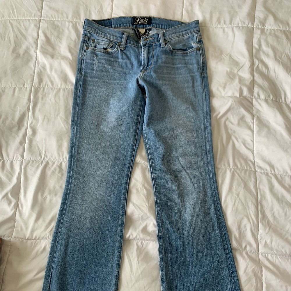Lucky Brand Light Wash Jeans Short Inseam 4/27